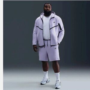 Nike Tech Fleece Shorts Men Purple "MULTIPLE SIZE & FAST SHIP"